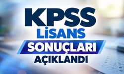 KPSS lisans sonuçları açıklandı