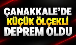 Çanakkale’de Küçük Ölçekli Deprem Oldu