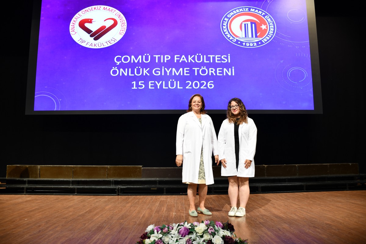 ÇOMÜ Tıp Fakültesinde Önlük Giyme Töreni Gerçekleştirildi fotoğraf 8