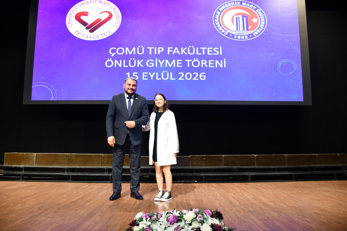 ÇOMÜ Tıp Fakültesinde Önlük Giyme Töreni Gerçekleştirildi fotoğraf 6