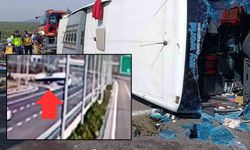 11 kişinin öldüğü feci kazanın görüntüleri ortaya çıktı (Video)