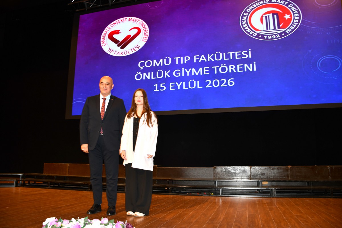 ÇOMÜ Tıp Fakültesinde Önlük Giyme Töreni Gerçekleştirildi fotoğraf 7