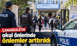 Çanakkale'de okul önlerinde önlemler arttırıldı