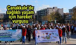 Çanakkale'de sağlıklı yaşam için hareket vurgusu