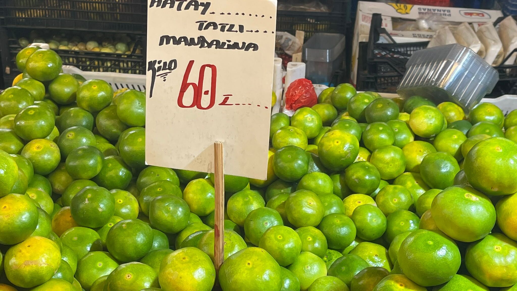 Çanakkale pazarında dikkat çeken sabah fiyatları