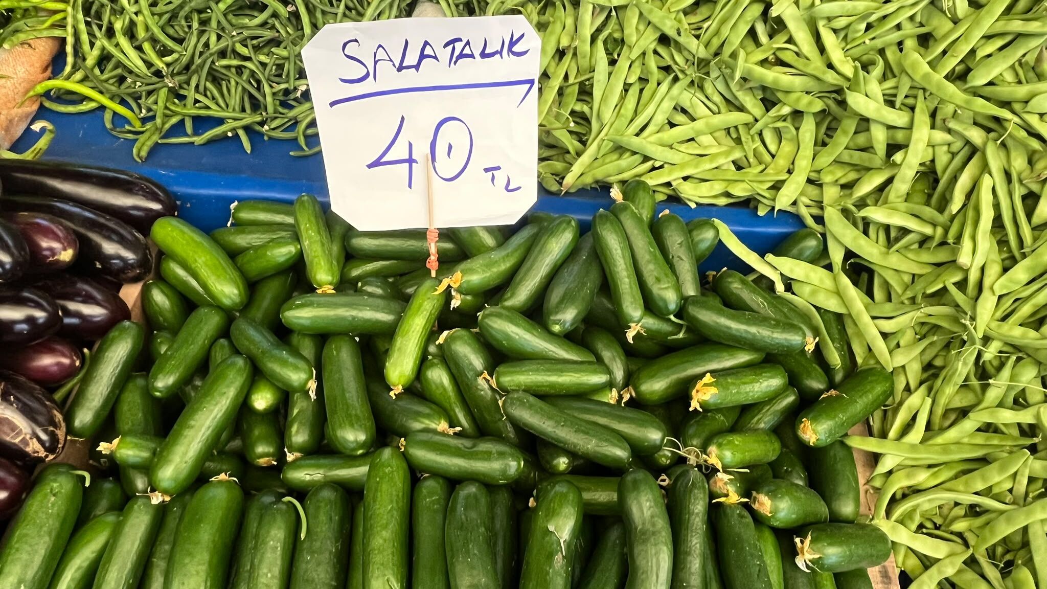 Çanakkale pazarında dikkat çeken sabah fiyatları