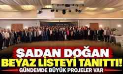 Şadan Doğan Beyaz Listeyi tanıttı! Gündemde büyük projeler var