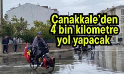 Çanakkale’den 4 bin kilometre yol yapacak