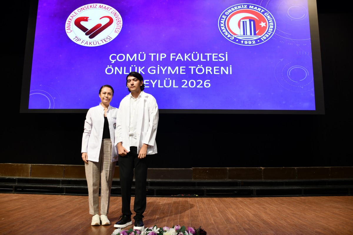 ÇOMÜ Tıp Fakültesinde Önlük Giyme Töreni Gerçekleştirildi fotoğraf 13