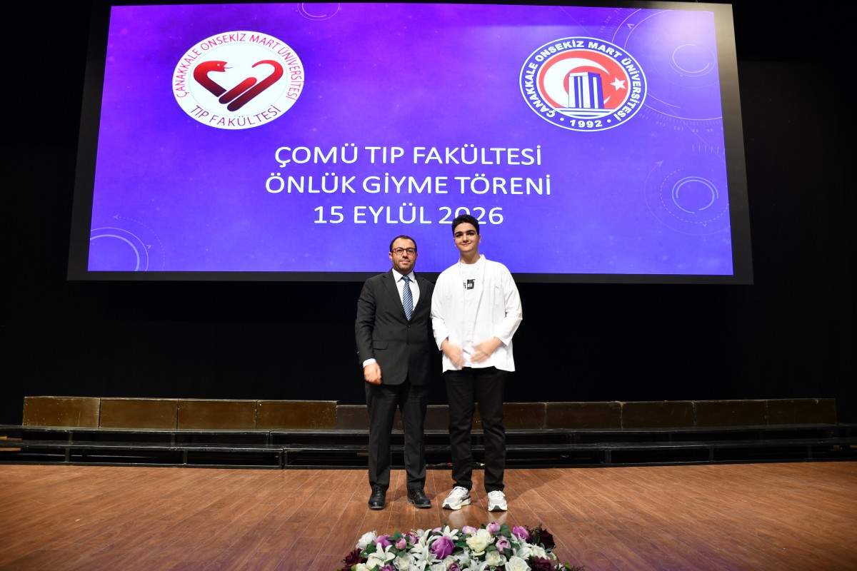 ÇOMÜ Tıp Fakültesinde Önlük Giyme Töreni Gerçekleştirildi fotoğraf 9
