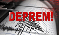 Kısa bir süre önce deprem oldu!