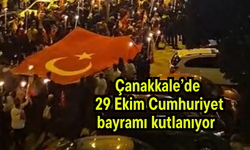Çanakkale’de 29 Ekim Cumhuriyet Bayramı kutlanıyor (Video)