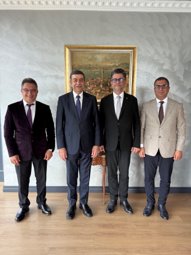 ÇOMÜ’den Eğitim Alanında Önemli Temas: Rektörümüz Prof. Dr. R. Cüneyt Erenoğlu, İbrahim Taşel’i Ziyaret Etti