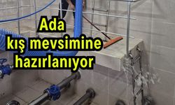Ada kış mevsimine hazırlanıyor