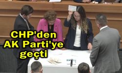 CHP'den AK Parti'ye geçti (Video)