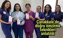 Çanakkale’de doğru emzirme teknikleri anlatıldı