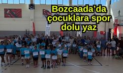 Bozcaada’da çocuklara spor dolu yaz