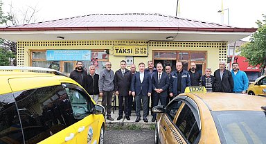 Vali Aydoğdu'dan taksici esnafına ziyaret