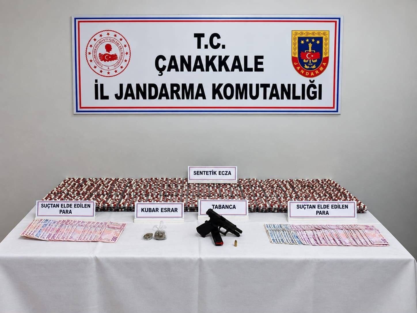 Çanakkale Biga Narkotik Operasyonu