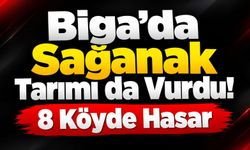 Biga’da Sağanak Tarımı da Vurdu! 8 Köyde Hasar