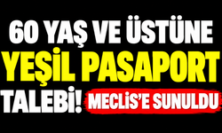 60 yaş ve üstüne yeşil pasaport talebi! Meclis’e sunuldu
