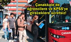 Çanakkale’de öğrencilere ve KPSS'ye gireceklere ücretsiz!