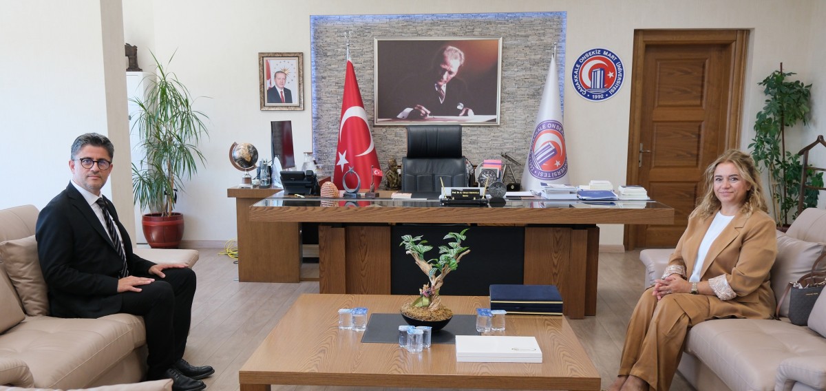 Balıkesir Teknokent Genel Müdürü Öğr. Gör. Burcu Aydemir’den Rektör Erenoğlu’na Ziyaret fotoğraf 2