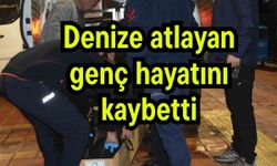 Denize atlayan genç hayatını kaybetti