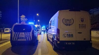 Nilüfer ilçesinde gece saatlerinde meydana gelen tek taraflı motosiklet kazasında