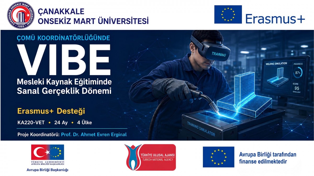 ÇOMÜ Koordinatörlüğündeki VIBE Projesine Erasmus+ Desteği fotoğraf 2