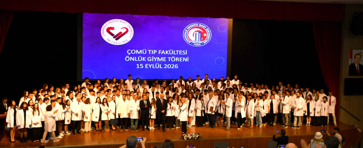 ÇOMÜ Tıp Fakültesinde Önlük Giyme Töreni Gerçekleştirildi fotoğraf 14