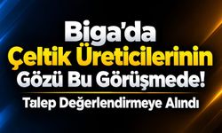 Biga’da Çeltik Üreticilerinin Gözü Bu Görüşmede! Talep Değerlendirmeye Alındı