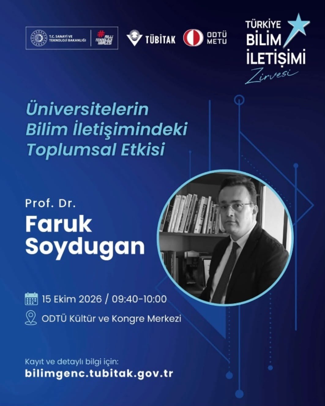 Prof. Dr. Faruk Soydugan’dan Türkiye Bilim İletişimi Zirvesi’ne Katkı fotoğraf 4