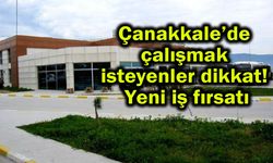 Çanakkale’de çalışmak isteyenler dikkat! Yeni iş fırsatı