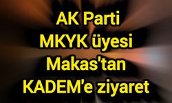 AK Parti MKYK üyesi Makas'tan KADEM'e ziyaret