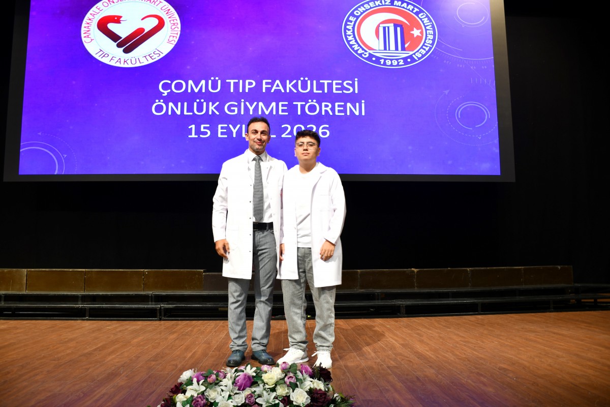 ÇOMÜ Tıp Fakültesinde Önlük Giyme Töreni Gerçekleştirildi fotoğraf 11