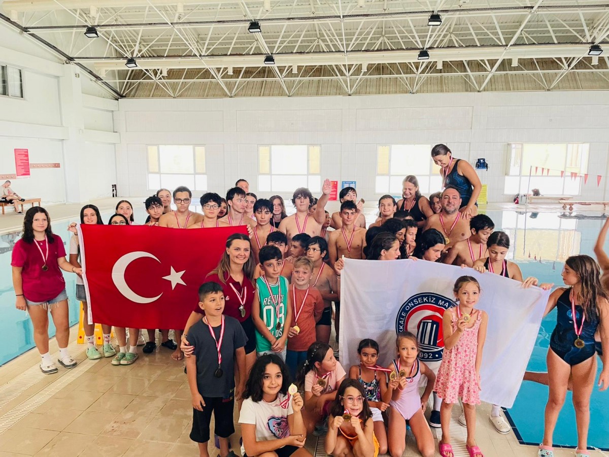ÇOMÜ’de Zafer Coşkusu Su Altına Taşındı: 