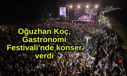 Oğuzhan Koç, Gastronomi Festivali'nde konser verdi