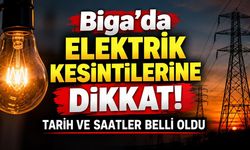 Biga’da Elektrik Kesintilerine Dikkat! Tarih ve Saatler Belli Oldu