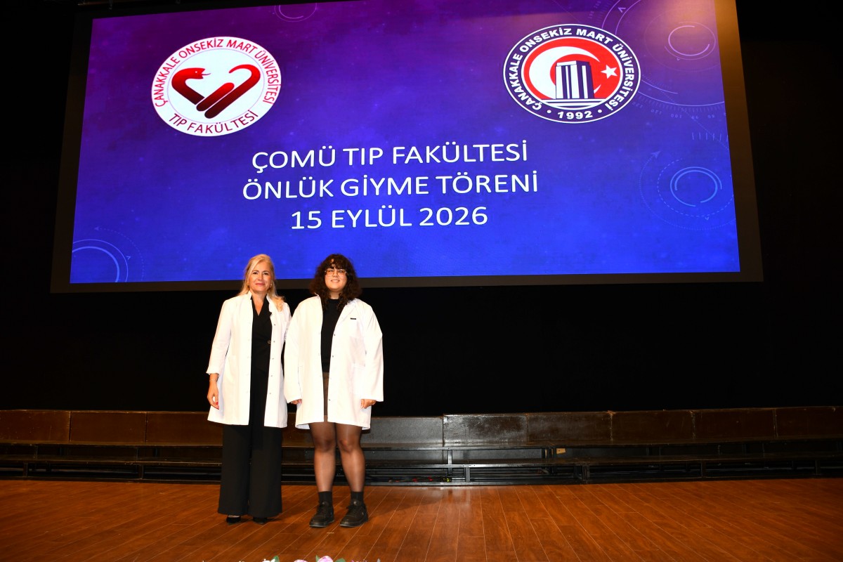 ÇOMÜ Tıp Fakültesinde Önlük Giyme Töreni Gerçekleştirildi fotoğraf 5