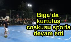 Biga’da kurtuluş coşkusu sporla devam etti