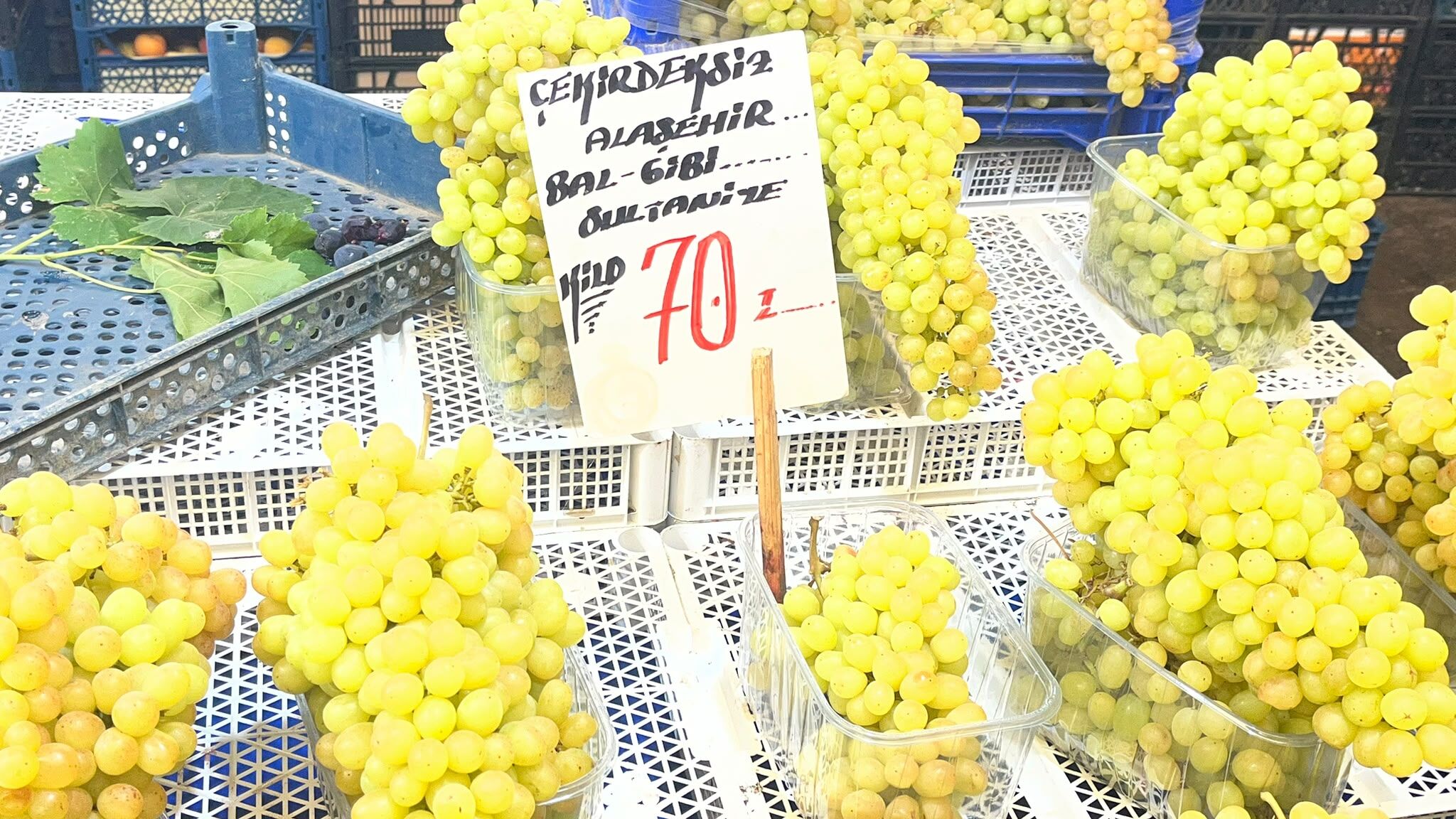 Çanakkale pazarında dikkat çeken sabah fiyatları