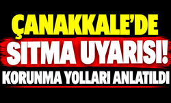 Çanakkale’de sıtma uyarısı! Korunma yolları anlatıldı