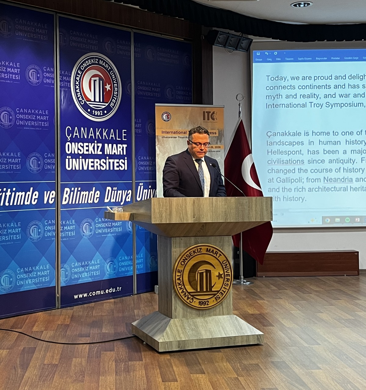 Uluslararası Troya Kongresi Çanakkale’de Başladı fotoğraf 13