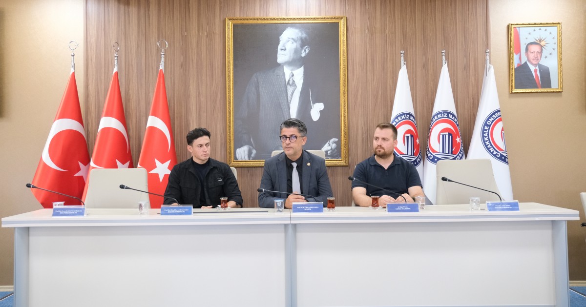 Uluslararası Sosyal Sorumluluk Derneği (USSOD) Heyeti ile ÇOMÜ’de Toplantı fotoğraf 5